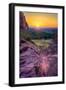 Sunrise over Boulder, Co-Dean Fikar-Framed Photographic Print