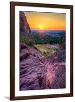 Sunrise over Boulder, Co-Dean Fikar-Framed Photographic Print