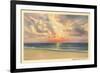 Sunrise over Cape May-null-Framed Art Print