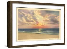 Sunrise over Cape May-null-Framed Art Print