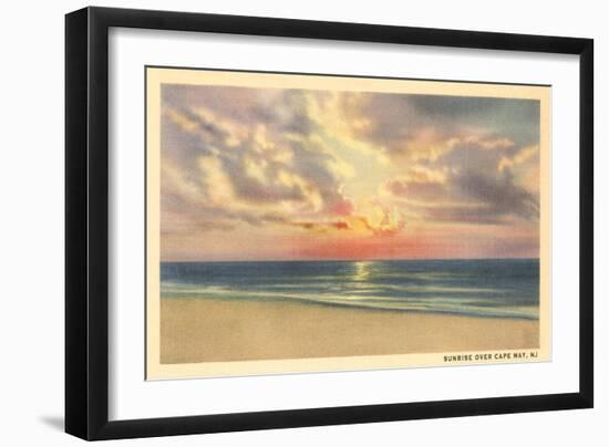 Sunrise over Cape May-null-Framed Art Print