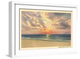 Sunrise over Cape May-null-Framed Art Print