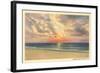 Sunrise over Cape May-null-Framed Art Print