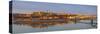 Sunrise over Castle Hill and the River Danube, Budapest, Hungary-Doug Pearson-Stretched Canvas