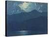 Sunrise over Catalina Island, 1920-Granville Redmond-Stretched Canvas