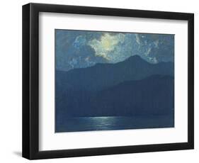 Sunrise over Catalina Island, 1920-Granville Redmond-Framed Giclee Print