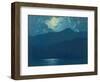 Sunrise over Catalina Island. 1920-Granville Redmond-Framed Giclee Print