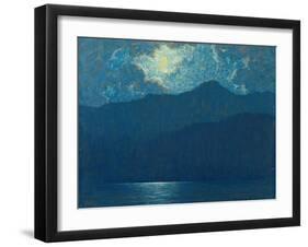 Sunrise over Catalina Island. 1920-Granville Redmond-Framed Giclee Print