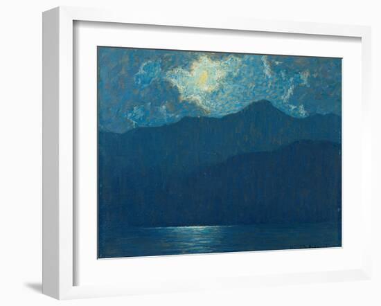 Sunrise over Catalina Island. 1920-Granville Redmond-Framed Giclee Print