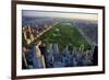 Sunrise Over Central Park-null-Framed Premium Giclee Print