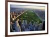 Sunrise Over Central Park-null-Framed Premium Giclee Print