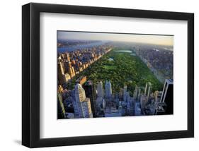 Sunrise Over Central Park-null-Framed Art Print