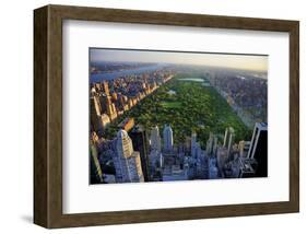 Sunrise Over Central Park-null-Framed Art Print