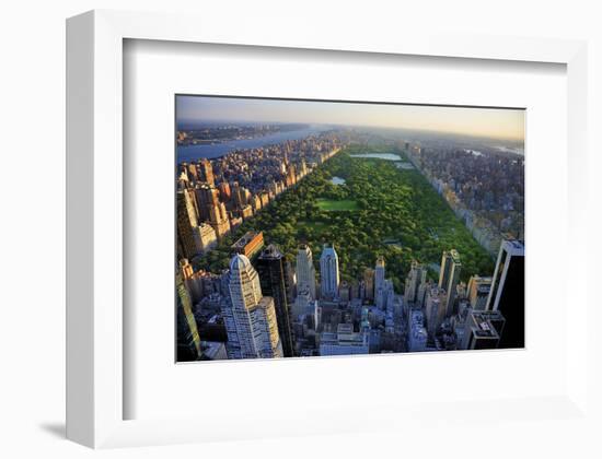 Sunrise Over Central Park-null-Framed Art Print