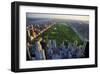 Sunrise Over Central Park-null-Framed Art Print