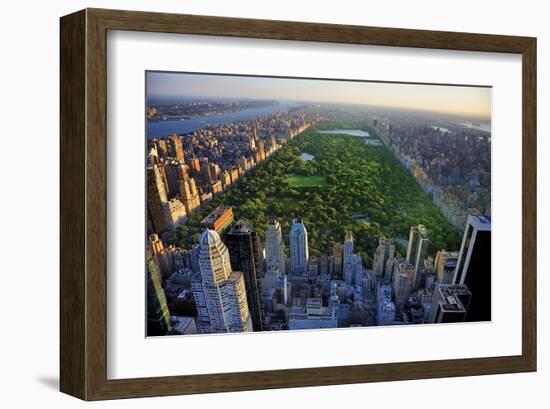 Sunrise Over Central Park-null-Framed Art Print