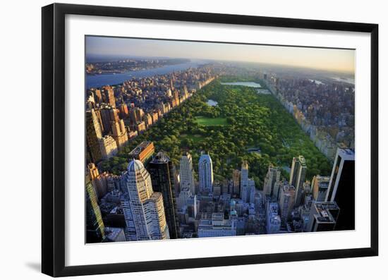 Sunrise Over Central Park-null-Framed Art Print