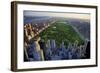 Sunrise Over Central Park-null-Framed Art Print