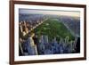 Sunrise Over Central Park-null-Framed Art Print