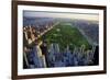 Sunrise Over Central Park-null-Framed Art Print