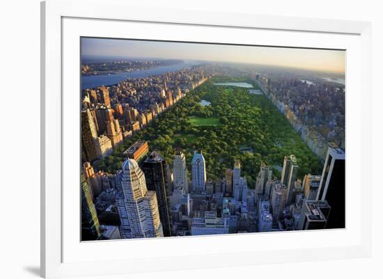 Sunrise Over Central Park-null-Framed Art Print