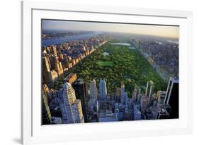 Sunrise Over Central Park-null-Framed Art Print