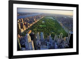 Sunrise Over Central Park-null-Framed Art Print