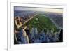 Sunrise Over Central Park-null-Framed Art Print