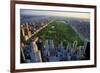 Sunrise Over Central Park-null-Framed Art Print