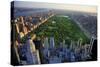 Sunrise Over Central Park-null-Stretched Canvas