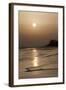 Sunrise over Coastal Mudflats, Campfield Marsh Rspb Reserve, Bowness, Solway Firth, Cumbria, UK-Peter Cairns-Framed Premium Photographic Print