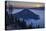 Sunrise over Crater Lake and Wizard Island-James-Stretched Canvas