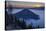 Sunrise over Crater Lake and Wizard Island-James-Stretched Canvas