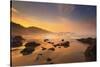 Sunrise over Crescent Beach, Oregon Coast, Pacific Ocean, Pacific Northwest-Craig Tuttle-Stretched Canvas