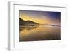 Sunrise over Crescent Beach, Oregon Coast, Pacific Ocean, Pacific Northwest-Craig Tuttle-Framed Photographic Print