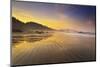 Sunrise over Crescent Beach, Oregon Coast, Pacific Ocean, Pacific Northwest-Craig Tuttle-Mounted Photographic Print