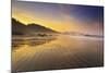 Sunrise over Crescent Beach, Oregon Coast, Pacific Ocean, Pacific Northwest-Craig Tuttle-Mounted Photographic Print