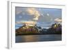 Sunrise over Cuernos Del Paine and Lago Pehoe-G & M Therin-Weise-Framed Photographic Print