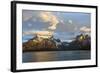 Sunrise over Cuernos Del Paine and Lago Pehoe-G & M Therin-Weise-Framed Photographic Print