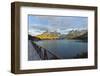 Sunrise over Cuernos Del Paine and Lago Pehoe-G & M Therin-Weise-Framed Photographic Print