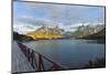 Sunrise over Cuernos Del Paine and Lago Pehoe-G & M Therin-Weise-Mounted Photographic Print