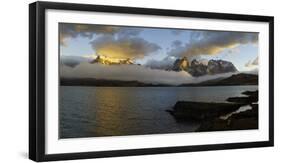 Sunrise over Cuernos Del Paine-G & M Therin-Weise-Framed Photographic Print