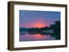 Sunrise over Cuiaba River, Pantanal, Mato Grosso State, Brazil, South America-G&M Therin-Weise-Framed Photographic Print