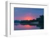 Sunrise over Cuiaba River, Pantanal, Mato Grosso State, Brazil, South America-G&M Therin-Weise-Framed Photographic Print