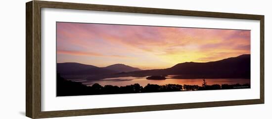 Sunrise Over Derwentwater from Catbells, Near Keswick, Lake District, Cumbria, England, UK-Lee Frost-Framed Photographic Print