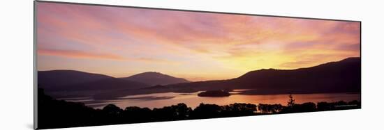 Sunrise Over Derwentwater from Catbells, Near Keswick, Lake District, Cumbria, England, UK-Lee Frost-Mounted Photographic Print