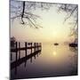 Sunrise Over Derwentwater-Charles Bowman-Mounted Photographic Print