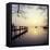 Sunrise Over Derwentwater-Charles Bowman-Framed Stretched Canvas