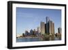 Sunrise over Downtown Detroit, Michigan, USA-Cindy Miller Hopkins-Framed Photographic Print