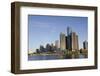 Sunrise over Downtown Detroit, Michigan, USA-Cindy Miller Hopkins-Framed Photographic Print